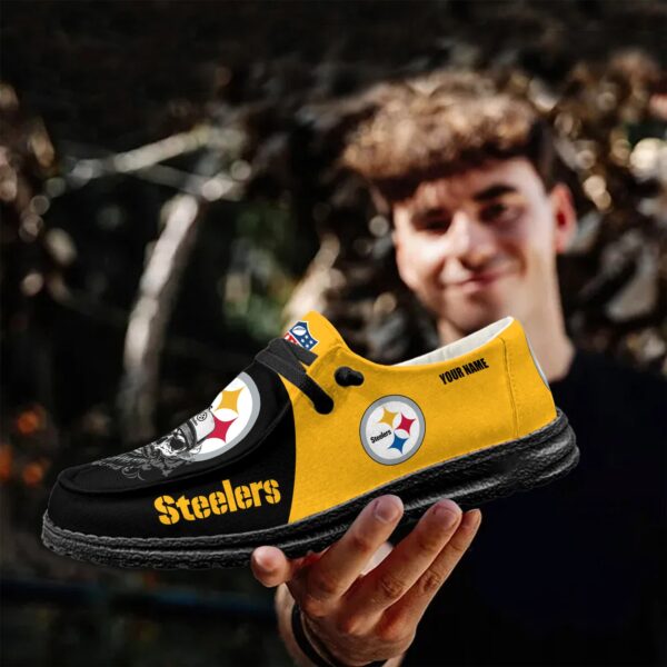 Tubopro Pittsburgh Steelers Personalized Hey Dude Shoes For Men And Women - Image 6