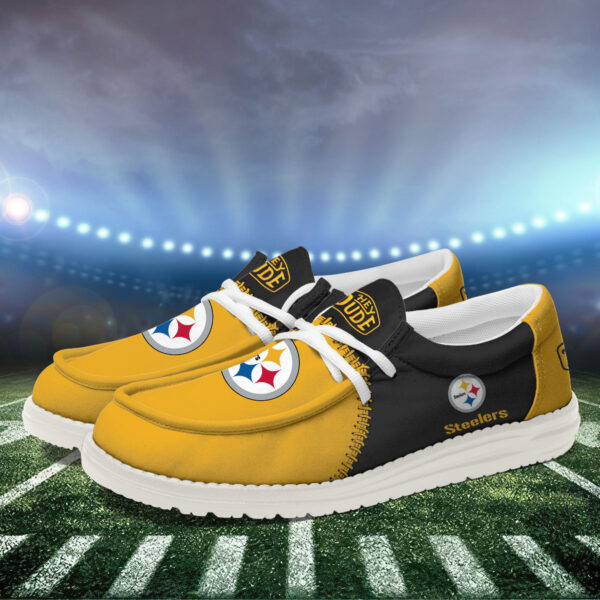 Tubopro Pittsburgh Steelers Personalized Hey Dude Shoes For Men And Women - Image 3