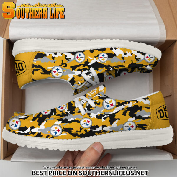Tubopro Pittsburgh Steelers Personalized Hey Dude Shoes For Men And Women - Image 4
