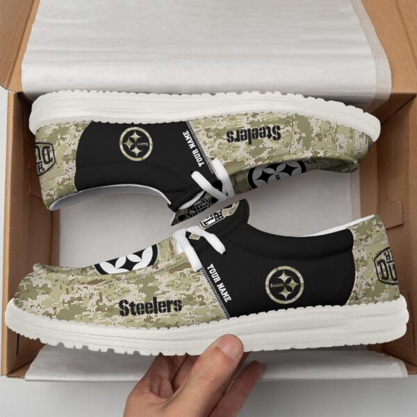 Tubopro Pittsburgh Steelers Personalized Hey Dude Shoes For Men And Women - Image 2