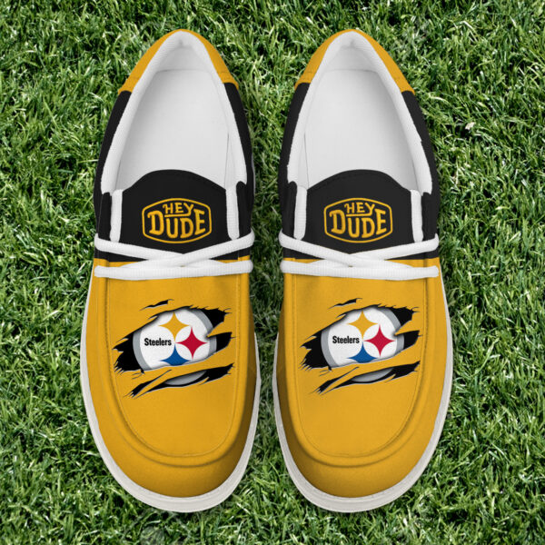 Tubopro Pittsburgh Steelers Personalized Hey Dude Shoes For Men And Women - Image 5