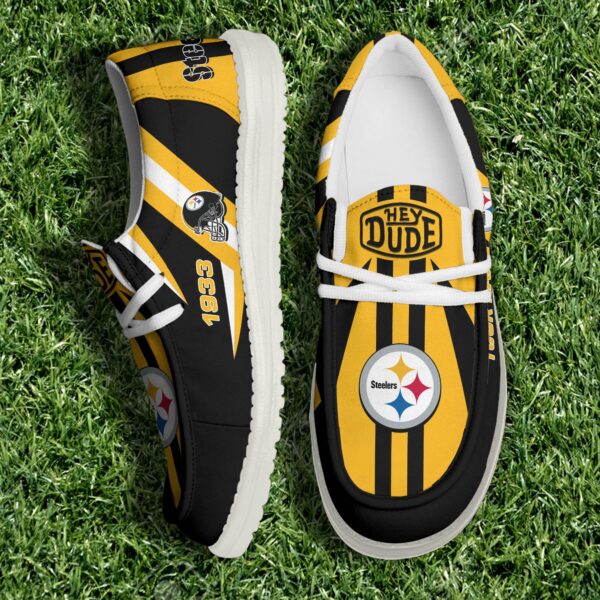 Tubopro Pittsburgh Steelers Personalized Hey Dude Shoes For Men And Women