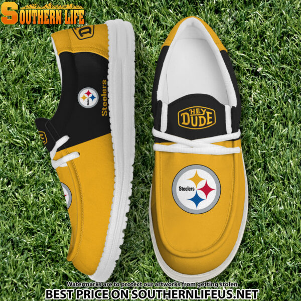 Tubopro Pittsburgh Steelers Personalized Hey Dude Shoes For Men And Women
