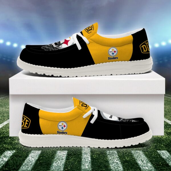 Tubopro Pittsburgh Steelers Personalized Hey Dude Shoes For Men And Women - Image 4