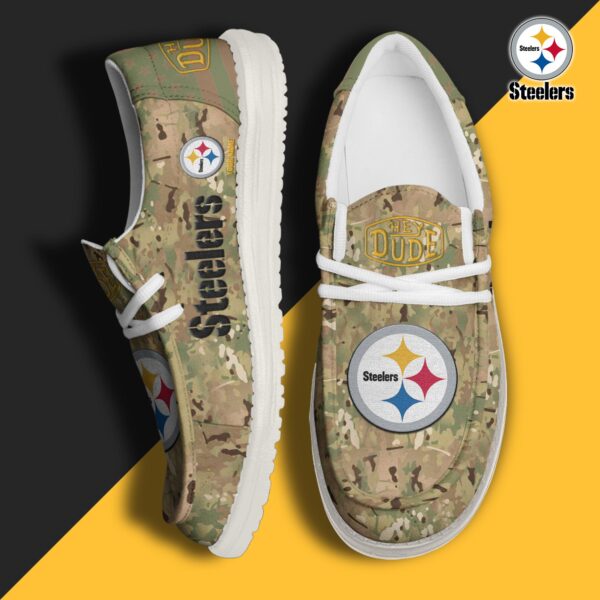 Tubopro Pittsburgh Steelers Personalized Hey Dude Shoes For Men And Women