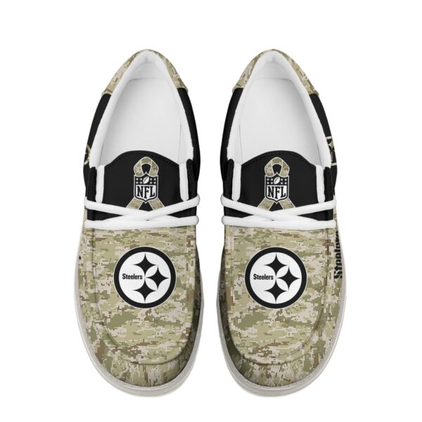 Tubopro Pittsburgh Steelers Personalized Hey Dude Shoes For Men And Women - Image 4