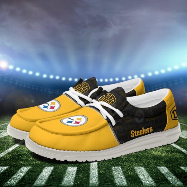 Tubopro Pittsburgh Steelers Personalized Hey Dude Shoes For Men And Women - Image 3