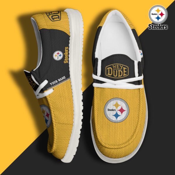 Tubopro Pittsburgh Steelers Personalized Hey Dude Shoes For Men And Women