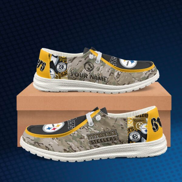 Tubopro Pittsburgh Steelers Personalized Hey Dude Shoes For Men And Women - Image 2