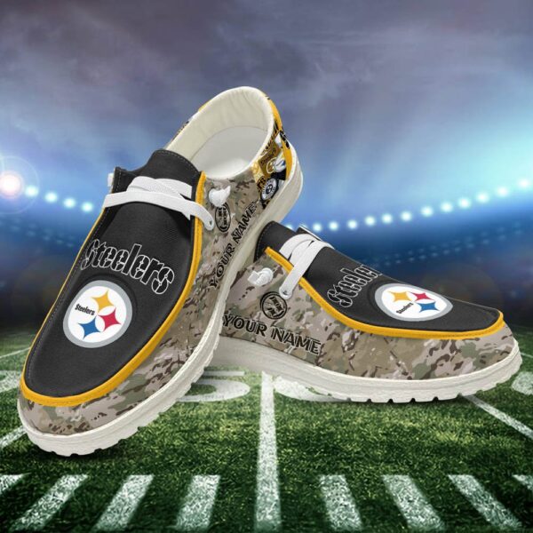 Tubopro Pittsburgh Steelers Personalized Hey Dude Shoes For Men And Women