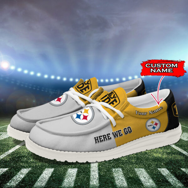 Tubopro Pittsburgh Steelers Personalized Hey Dude Shoes For Men And Women - Image 3