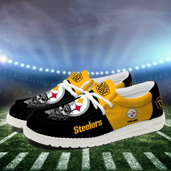 Tubopro Pittsburgh Steelers Personalized Hey Dude Shoes For Men And Women - Image 2