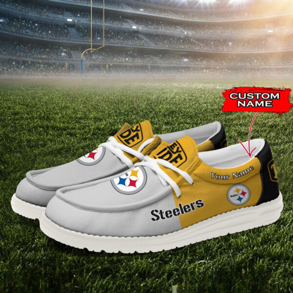 Tubopro Pittsburgh Steelers Personalized Hey Dude Shoes For Men And Women - Image 2