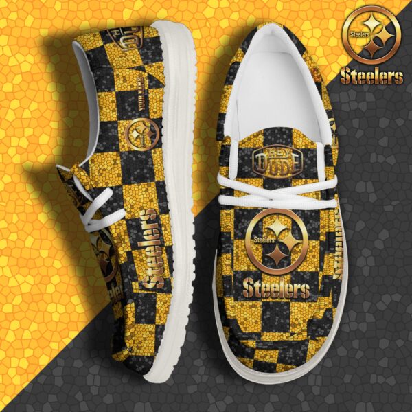 Tubopro Pittsburgh Steelers Personalized Hey Dude Shoes For Men And Women
