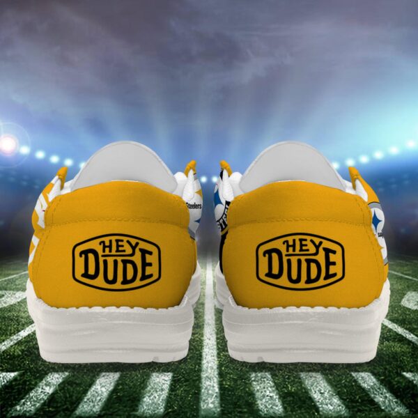 Tubopro Pittsburgh Steelers Personalized Hey Dude Shoes For Men And Women - Image 4