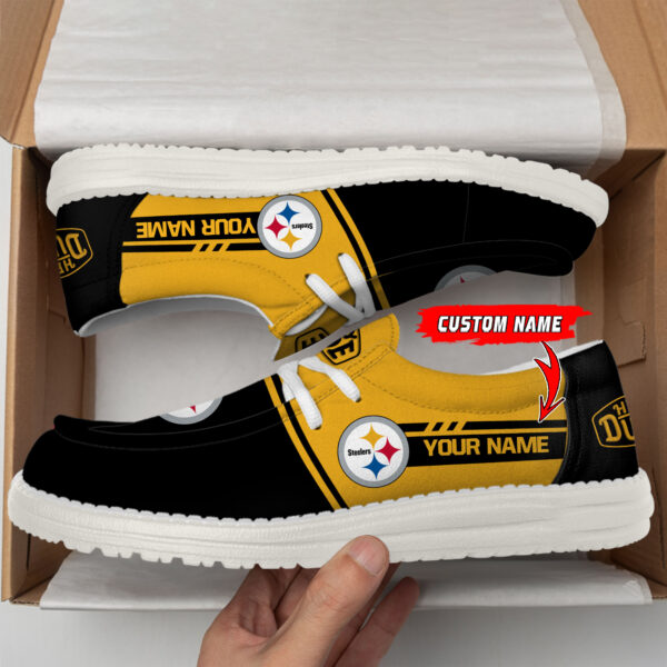 Tubopro Pittsburgh Steelers Personalized Hey Dude Shoes For Men And Women - Image 2