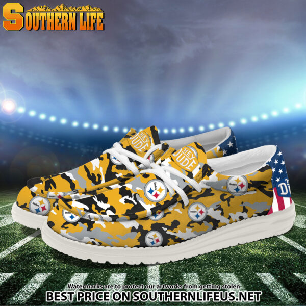 Tubopro Pittsburgh Steelers Personalized Hey Dude Shoes For Men And Women - Image 2