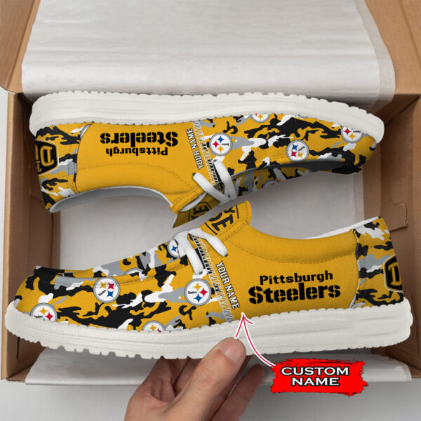 Tubopro Pittsburgh Steelers Personalized Hey Dude Shoes For Men And Women - Image 2