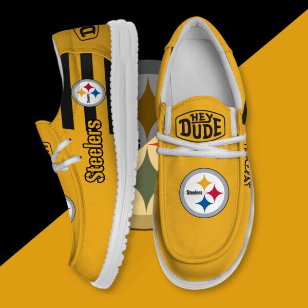 Tubopro Pittsburgh Steelers Personalized Hey Dude Shoes For Men And Women