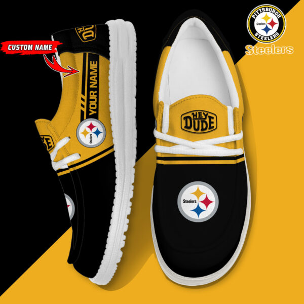 Tubopro Pittsburgh Steelers Personalized Hey Dude Shoes For Men And Women