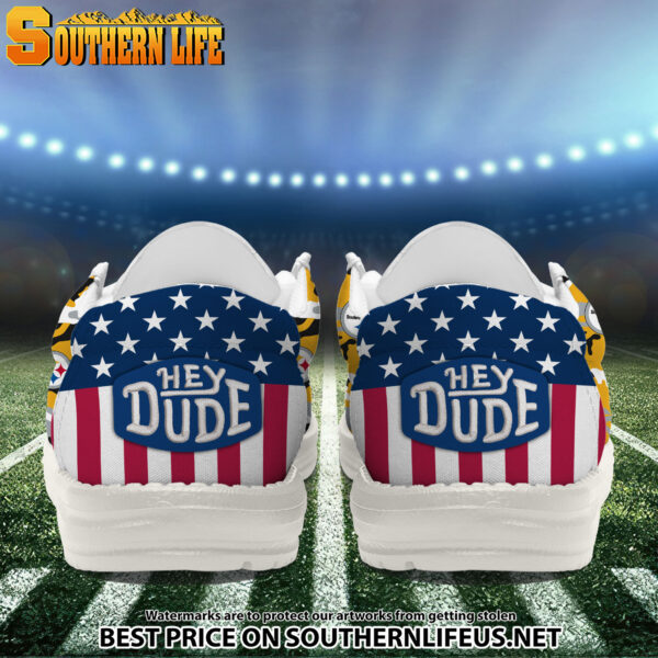 Tubopro Pittsburgh Steelers Personalized Hey Dude Shoes For Men And Women - Image 3