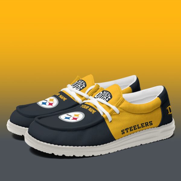 Tubopro Pittsburgh Steelers Personalized Hey Dude Shoes For Men And Women - Image 3