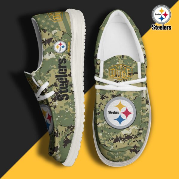 Tubopro Pittsburgh Steelers Personalized Hey Dude Shoes For Men And Women
