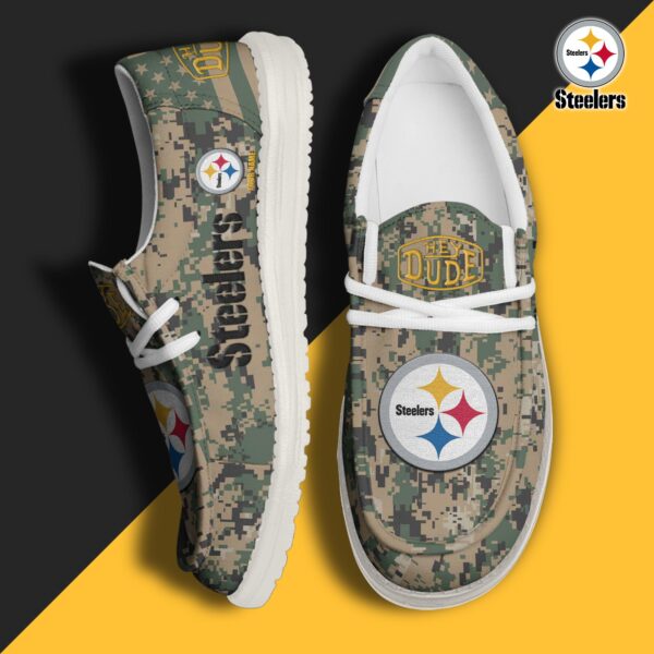 Tubopro Pittsburgh Steelers Personalized Hey Dude Shoes For Men And Women