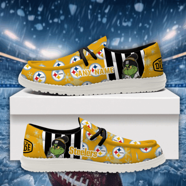 Tubopro Pittsburgh Steelers Personalized Hey Dude Shoes For Men And Women