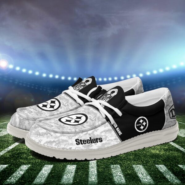 Tubopro Pittsburgh Steelers Personalized Hey Dude Shoes For Men And Women - Image 3