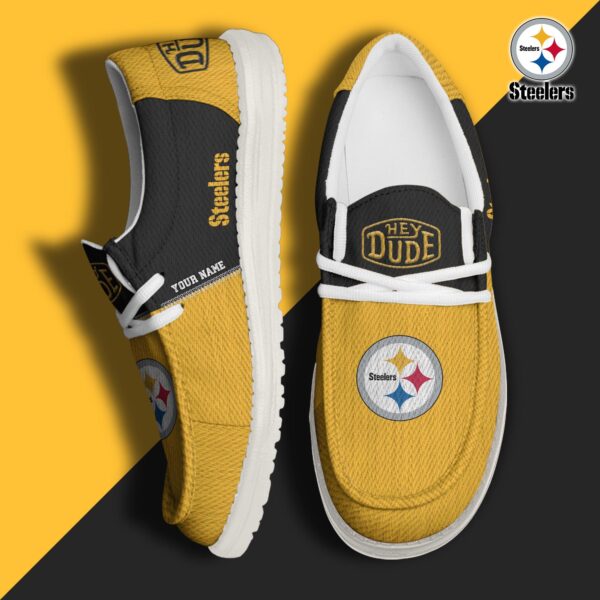 Tubopro Pittsburgh Steelers Personalized Hey Dude Shoes For Men And Women