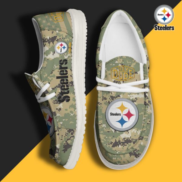 Tubopro Pittsburgh Steelers Personalized Hey Dude Shoes For Men And Women