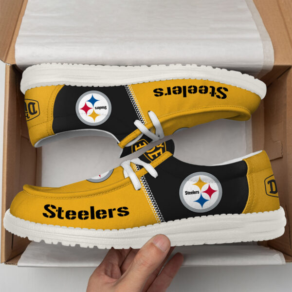 Tubopro Pittsburgh Steelers Personalized Hey Dude Shoes For Men And Women - Image 2