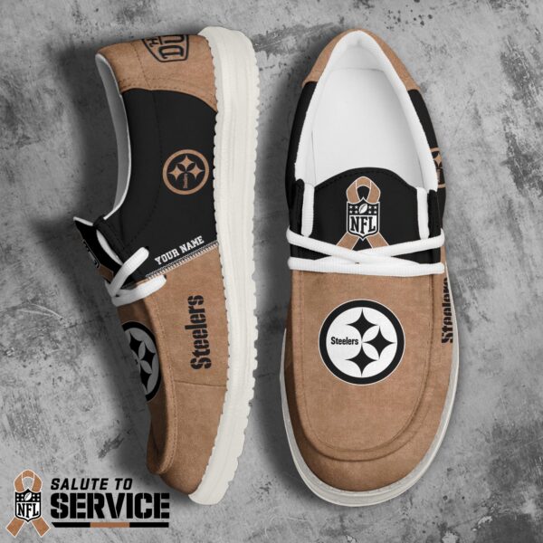 Tubopro Pittsburgh Steelers Personalized Hey Dude Shoes For Men And Women