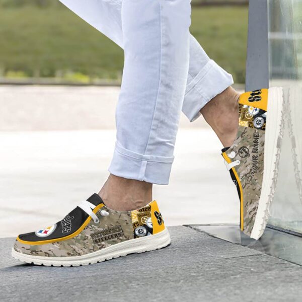 Tubopro Pittsburgh Steelers Personalized Hey Dude Shoes For Men And Women - Image 4