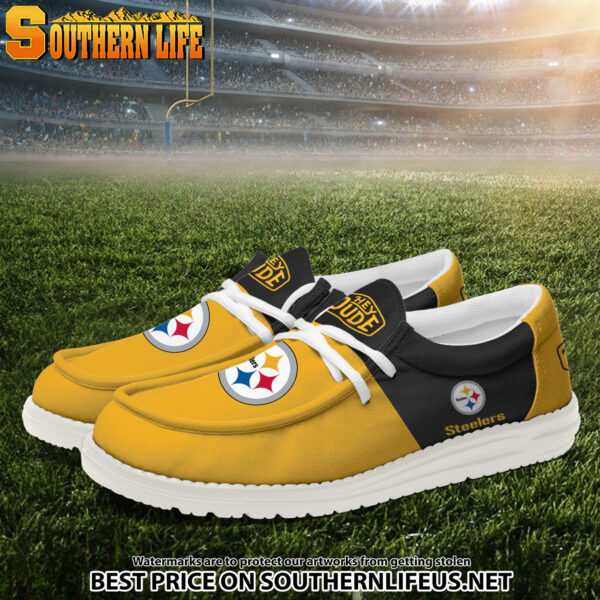 Tubopro Pittsburgh Steelers Personalized Hey Dude Shoes For Men And Women - Image 2