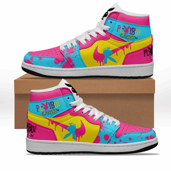 Tubopro Playboi Carti AJ1 High Sneakers Shoes For Men And Women