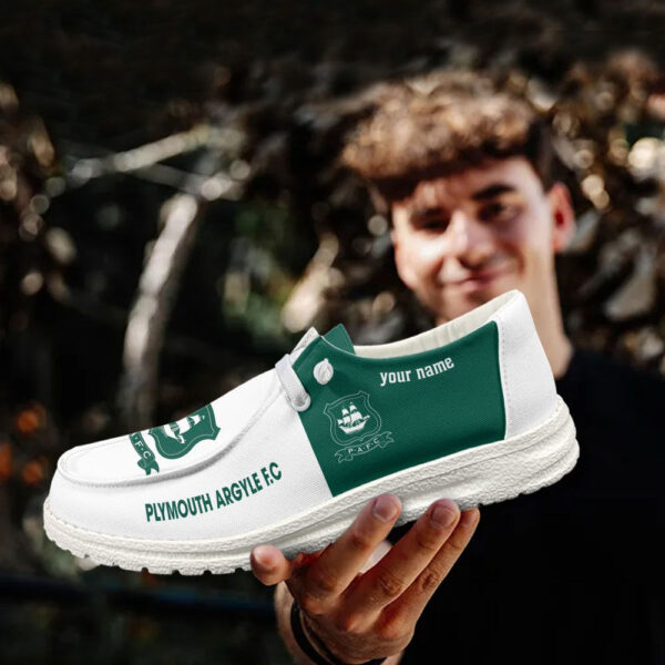 Tubopro Plymouth Argyle F.C Personalized Hey Dude Shoes For Men And Women - Image 2