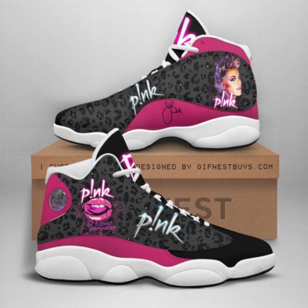 Tubopro P!nk AJ13 Sneakers Shoes For Men And Women - Image 2