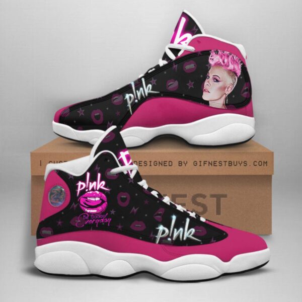 Tubopro P!nk AJ13 Sneakers Shoes For Men And Women - Image 2
