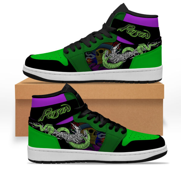 Tubopro Poison AJ1 High Sneakers Shoes For Men And Women - Image 2