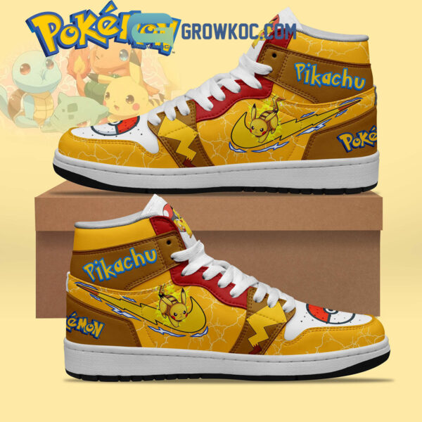 Tubopro Pokemon AJ1 High Sneakers Shoes For Men And Women