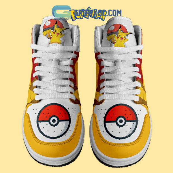 Tubopro Pokemon AJ1 High Sneakers Shoes For Men And Women - Image 2