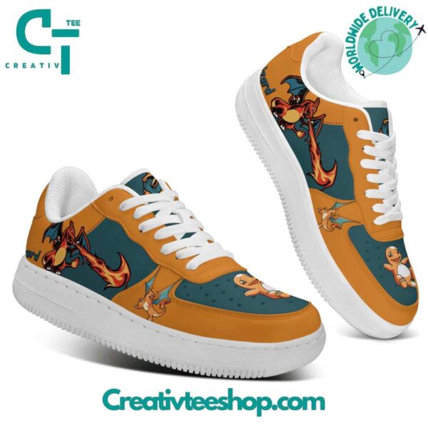Tubopro Pokemon Charizard Air Low-Top Sneakers Shoes For Men And Women - Image 2