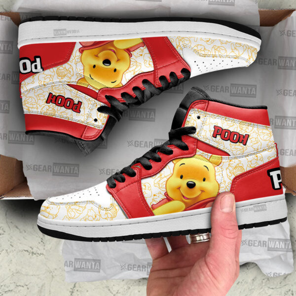 Tubopro Pooh AJ1 High Sneakers Shoes For Men And Women - Image 2