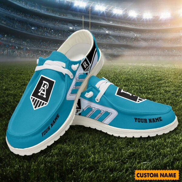 Tubopro Port Adelaide Personalized Hey Dude Shoes For Men And Women