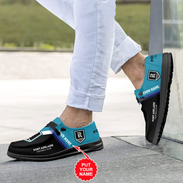 Tubopro Port Adelaide Personalized Hey Dude Shoes For Men And Women - Image 4