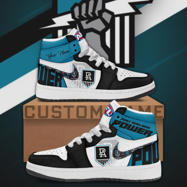 Tubopro Port Adelaide Power AJ1 High Sneakers Shoes For Men And Women
