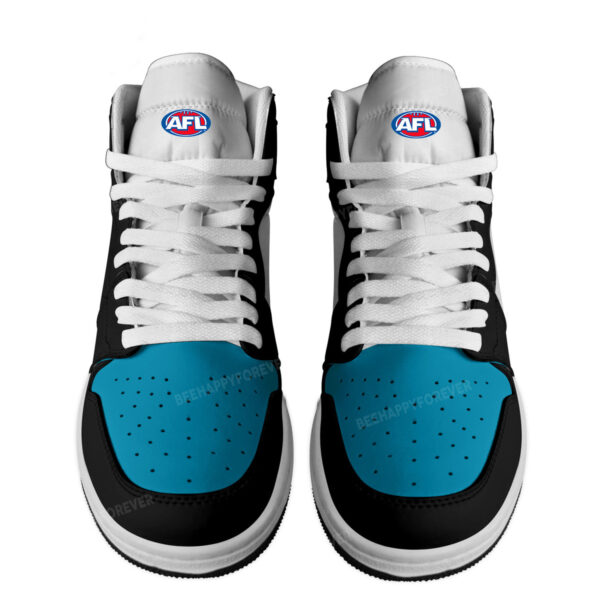 Tubopro Port Adelaide Power AJ1 High Sneakers Shoes For Men And Women - Image 2