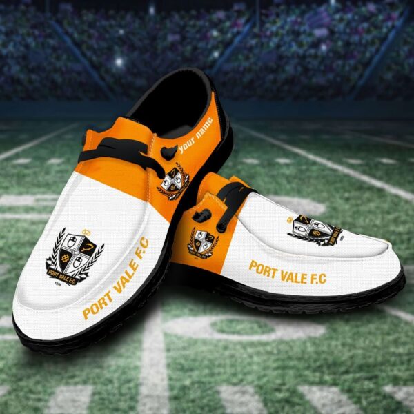 Tubopro Port Vale Personalized Hey Dude Shoes For Men And Women - Image 3